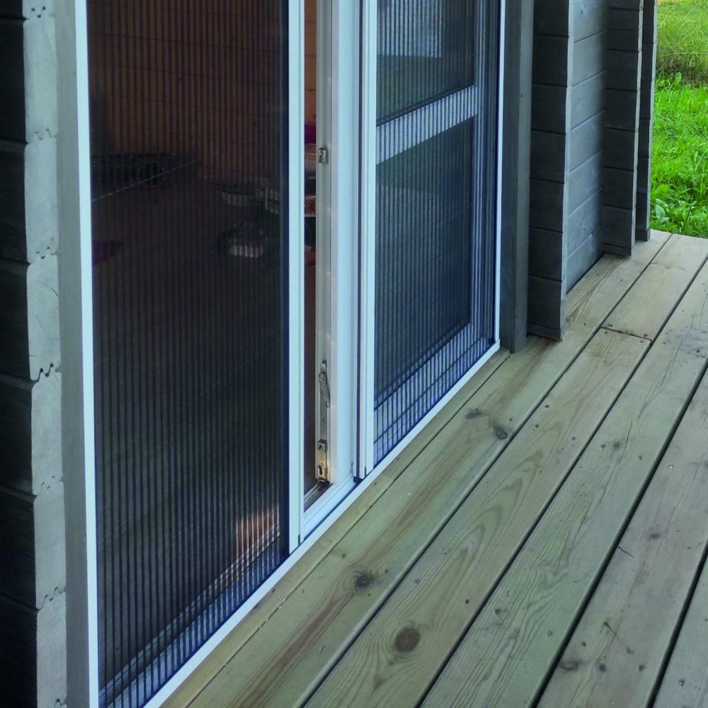 москитная сетка плиссе на дверь  плиссе